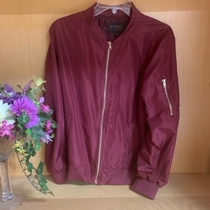 Red Bomber Jacket